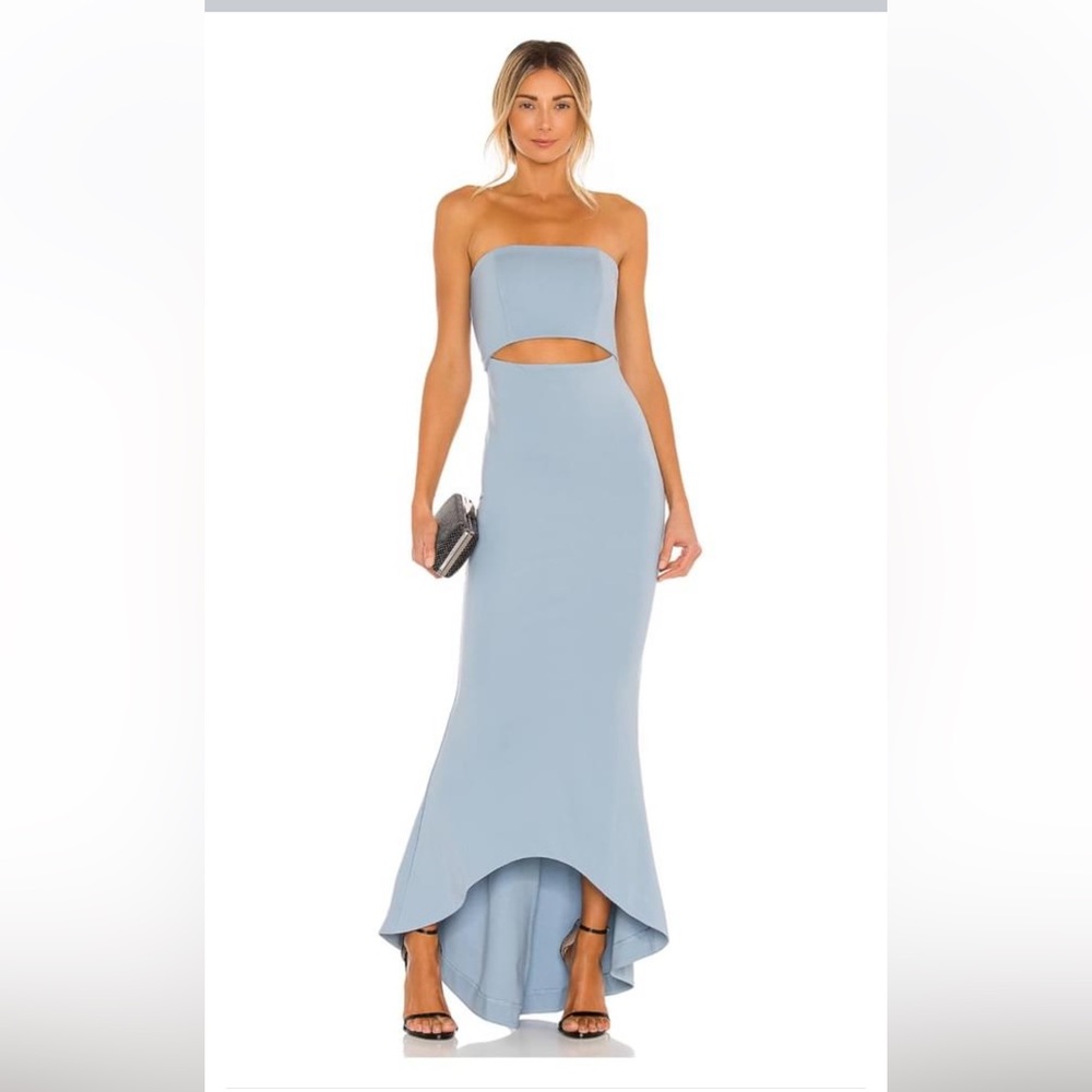 June Blue gown from Revolve